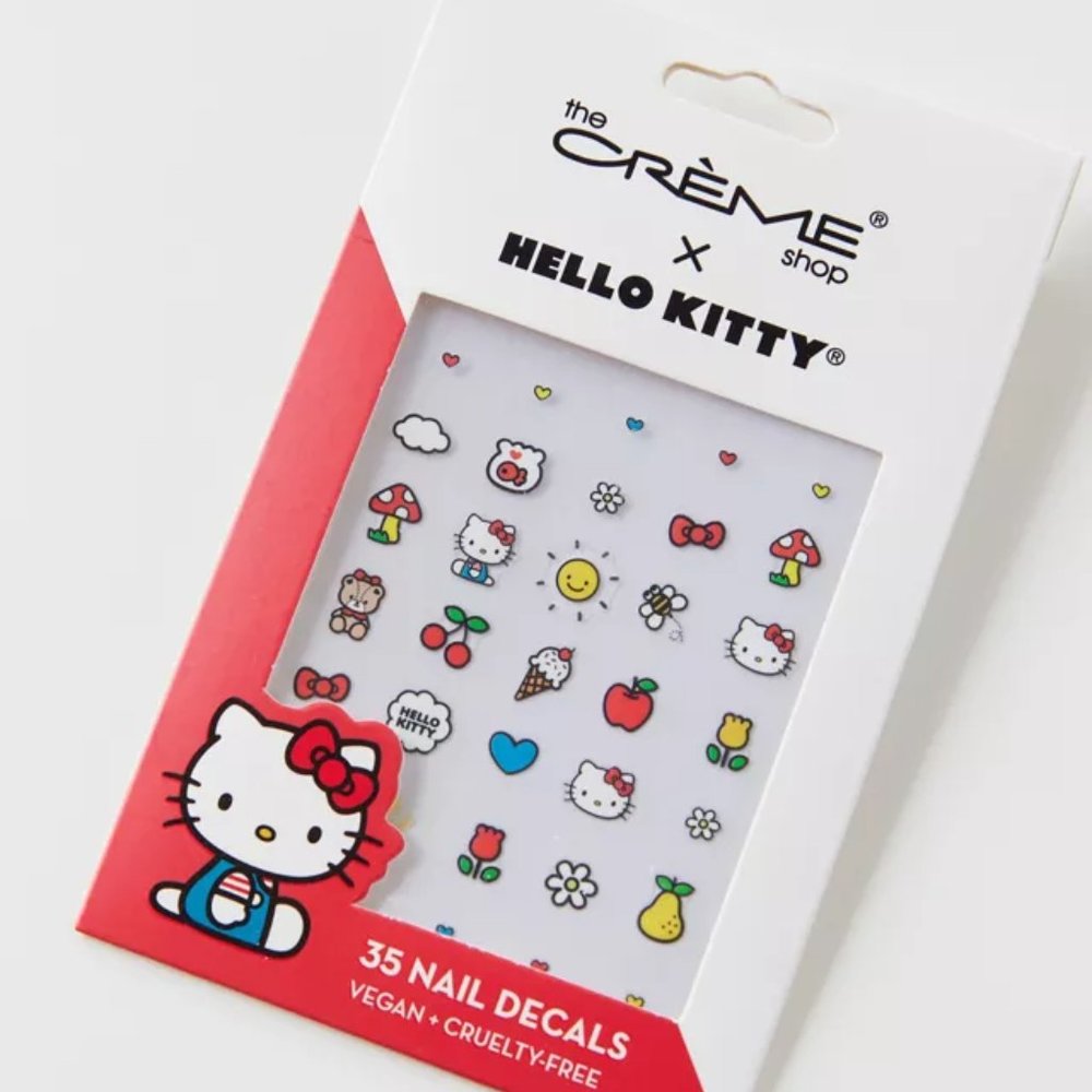 NWT Hello Kitty x The Crème Shop Nail Decal Sheet